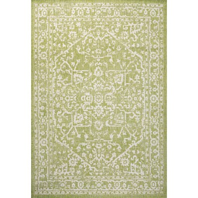 Malta Bohemian Medallion 8' x 10' Gray Synthetic Area Rug