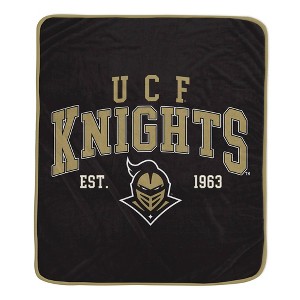 NCAA UCF Knights Vintage Arch Block Flannel Fleece Blanket - 1 of 1
