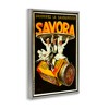 Stupell Industries Savora Kitchen Advertisement Black Framed Floater Canvas Wall Art - 3 of 4