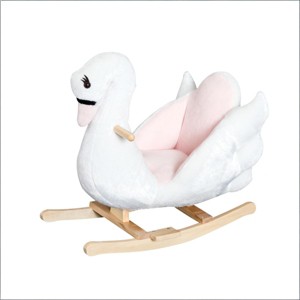 TopComfy Baby Bouncers and Rockers Swan Rocking Horse Rocking Horse Toy ...
