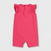 Levi's® Baby Girls' Ruffle Sleeve Romper - Pink - image 2 of 4