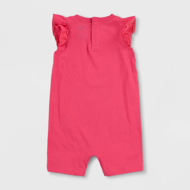 Levi's® Baby Girls' Ruffle Sleeve Romper - Pink, 2 of 6
