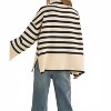 Women's Cameron Striped Turtleneck Sweater - MIOU MUSE - 2 of 4