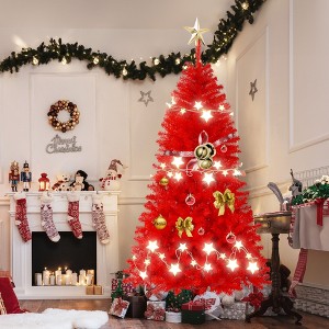 Hyleory Unlit 6ft or 7.5ft Artificial Christmas Tree - 1 of 4