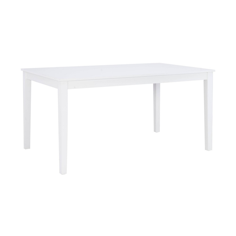 Photos - Dining Table Roslyn Transitional  White - Powell