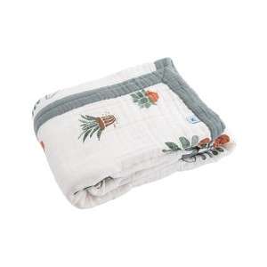Little Unicorn Cotton Muslin Baby Receiving Quilt - 1 of 4