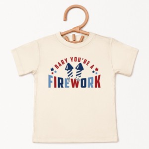 The Juniper Shop Baby You're A Firework Stars Toddler Short Sleeve Tee - 1 of 4