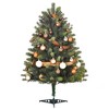 HOMCOM 3' Tall Lit Full Fir Artificial Christmas Tree with Realistic Branches, 60 LED and 227 Tips, Green - 4 of 4