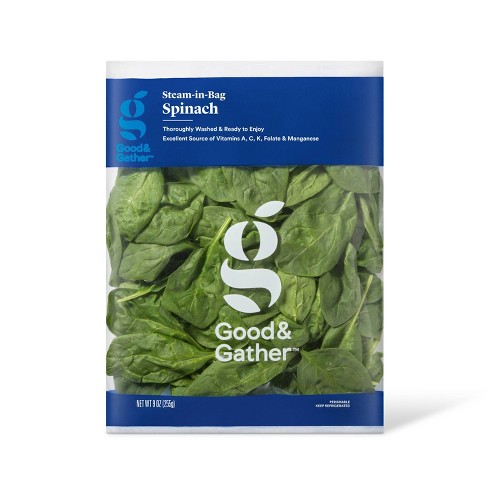 Steam-in-Bag Spinach - 9oz - Good & Gather™ - image 1 of 3