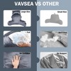 VAVSEA Reading Pillow Extra Large 31" Backrest Pillow with Arms Bed Rest Pillow - 3 of 4