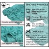 Home Weavers Bell Flower Collection 100% Cotton Tufted Bathroom Rug Set, Non-Slip Latex Bath Rug Set - 4 of 4