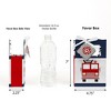 Big Dot of Happiness Fired Up Fire Truck - Firefighter Firetruck Baby Shower or Birthday Party Favor Boxes - Set of 12 - 2 of 4