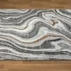 Luxe Weavers Marble Patterned Abstract Swirl Area Rug - 3 of 4