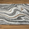 Luxe Weavers Marble Patterned Abstract Swirl Area Rug - image 3 of 4