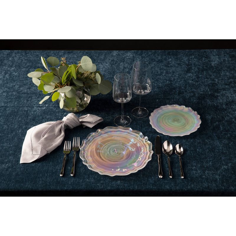 Fortessa Tableware Solutions 4pk 10.6&#34; Lorelei Dinner Plates Iridescent, 3 of 5