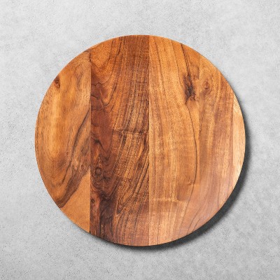 13" Acacia Wood Plate Charger Brown - Hearth & Hand™ with Magnolia