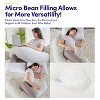 Adjustable Pregnancy Body Pillow, Smooth and Soft Cover, Shaped Full Body Maternity Pillow with Removable Cover - 4 of 4