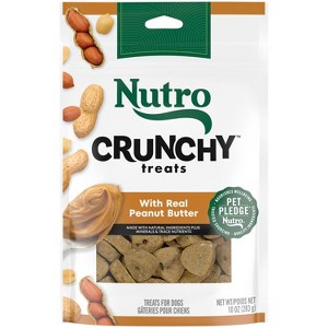 Nutro Peanut Butter Flavor Crunchy Dog Treats - 1 of 4