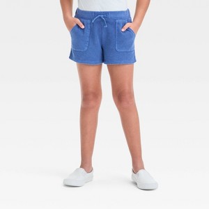 Girls' Pull-On Terry Shorts - Cat & Jack™ - 1 of 3
