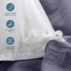 Washed Duvet Cover & Sham Set - Extra Soft, Easy Care by Bare Home, Comforter Not Included - 2 of 4