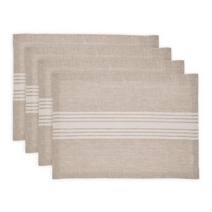 Solino Home Striped Linen Placemats | Farmhouse - 1 of 4