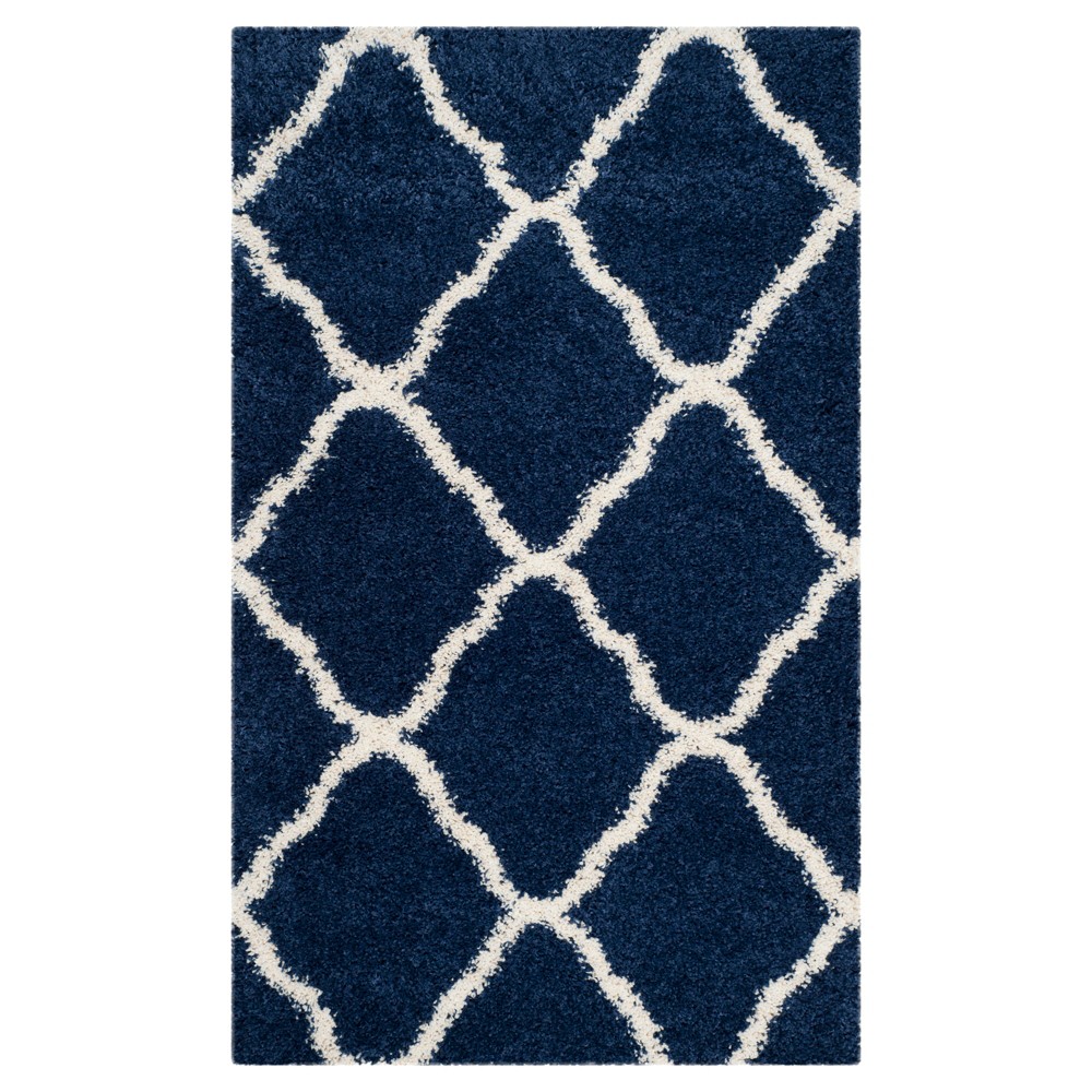 4'x6' Gerald Rug Navy/Ivory - Safavieh