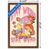 Trends International Stay Weird Mushrooms Framed Wall Poster Prints - 3 of 4