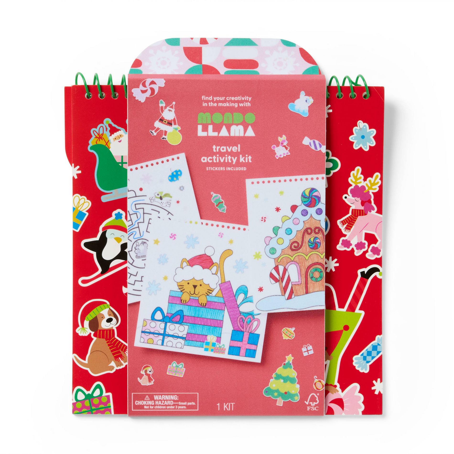 Christmas Craft Holiday Travel Activity Kit - Mondo Llama™