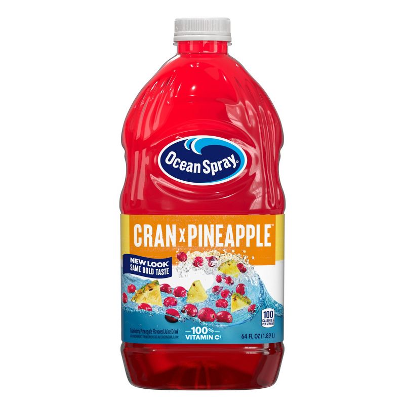 Ocean Spray Cranberry Pineapple Juice Cocktail - 64 fl oz Bottle, 1 of 7