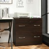 Costway 2-Drawer File Cabinet w/Lock, Hinging Bar Letter & Legal Size Espresso - 4 of 4