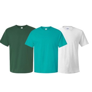 EG PRO 3 Pack Men Women Tees Perfect T Shirt Super Soft & Comfort S-3XL White/AthleticTeal/AthleticDarkGreen 2XL - 1 of 4