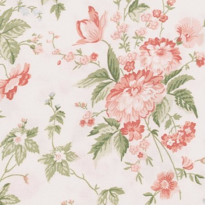 Lilian Blue Floral Cotton Queen Sheet Set