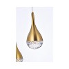 Elegant Lighting Amherst 24 inch LED pendant in satin gold - 4 of 4