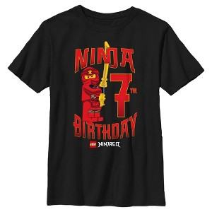 Boy's LEGO®: Ninjago Ninja Kai Birthday 7 T-Shirt - 1 of 4