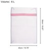 Unique Bargains Thickened Coarse Mesh Laundry Bags Pink 1 Pc - 3 of 4