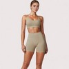 Anna-Kaci Active Women's High Waist Compression Biker Shorts with Sculpting Seam Detail and Stretch Fit Fabric - 2 of 4