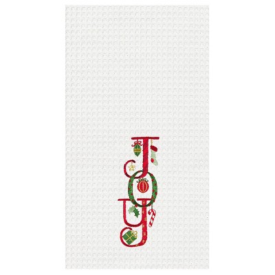 C&F Home Joy Waffle Weave Kitchen Towel