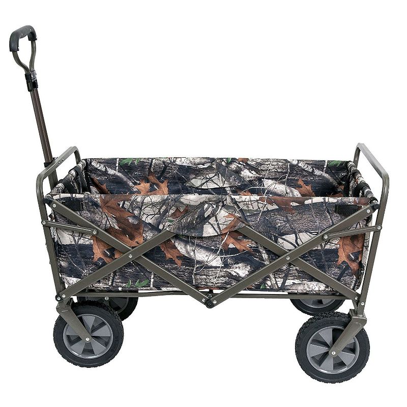 Mac Sports Folding Outdoor Garden Utility Wagon Cart, Camouflage (2 Pack), 2 of 7