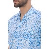 HAPPY BAY Mens Button Down Short Sleeve Holiday Casual Shirts - 3 of 4