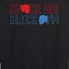 Women's - Rock 'Em Sock 'Em Robots - Knock His Block Off Lightweight French Terry Wide Neck Long Sleeve Shirt - 2 of 4