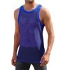 Men's Mesh Tank Top Fishnet Fitted Sleeveless Muscle Round Neck Top - 4 of 4