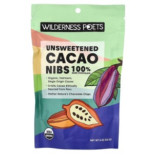Wilderness Poets Unpasteurized Almonds, Raw Organic Nuts (8 Ounce - Half Pound) - 1 of 2