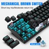 V800 68 Keys Gaming Keyboard USB Wired Portable RGB Backlight Keyboard for Windows Laptops Computer (Black) - 4 of 4