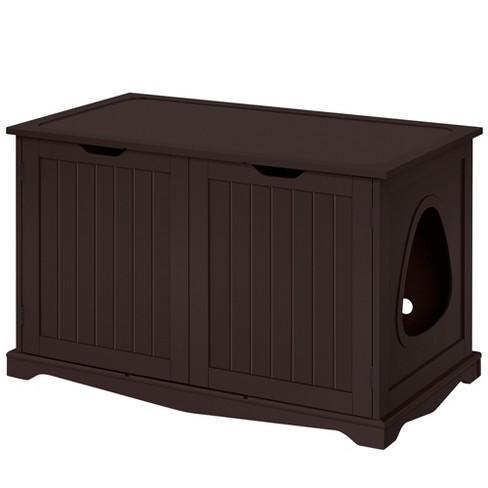 Cat litter best sale side table