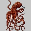 Men's Design By Humans Octopus By Anthony1287 T-Shirt - 2 of 4