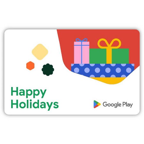 Google Play Happy Holidays Presents Gift Card (Email Delivery) - image 1 of 1