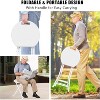 Folding Stool, Backless 18-Inch Stool, Portable with Handle, Anti-Slip Feet, 600Lbs Capacity, for Bar Stools Kitchen Home Indoor and Outdoor - 4 of 4