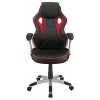 Vynxaria Tisbury Black Upholstered Adjustable Home Office Desk Chair - 4 of 4