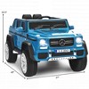 Costway Mercedes Benz 12V Electric Kids Ride On Car  RC Remote Control W/Trunk - 3 of 4