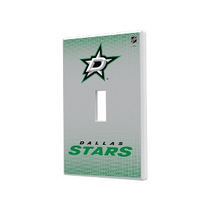 NHL Western Conference Teams Linen Hidden-Screw Light Switch Plate for Single Toggle - 1 of 4
